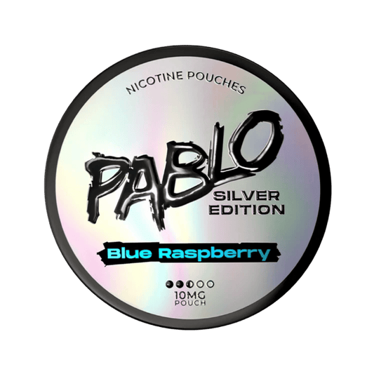 Pablo Silver Edition Nicotine Pouches Blue Raspberry