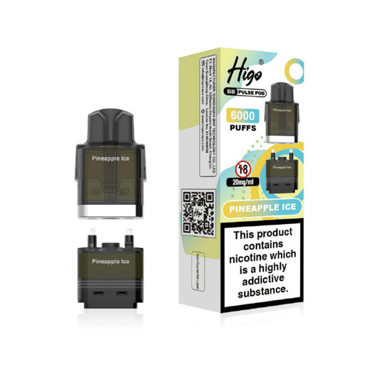 Higo BB Pulse 6000 Prefilled Pod Pineapple Ice