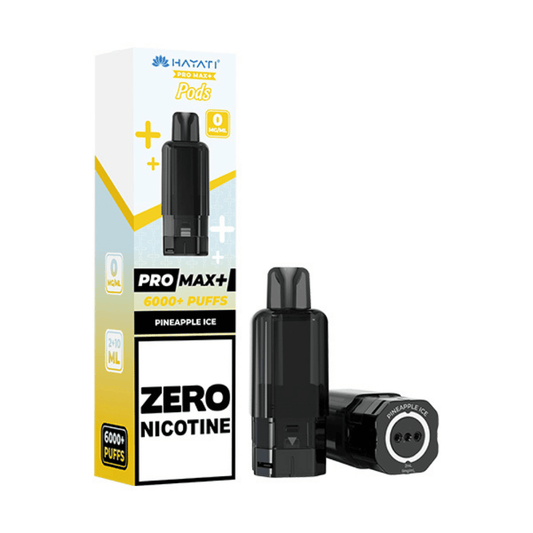 Pineapple Ice Hayati Pro Max Plus 6000 Prefilled Pod Zero Nicotine