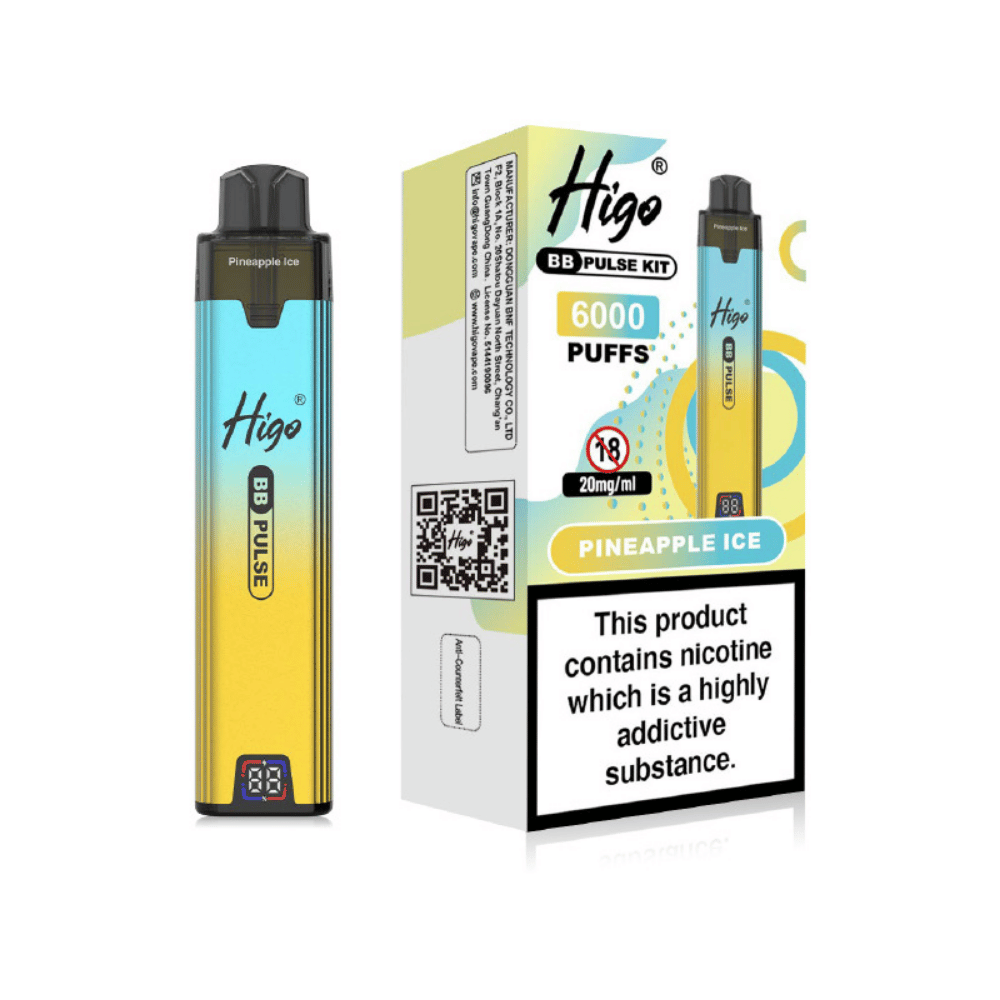 Higo BB Pulse 6000 Prefilled Pod Kit Pineapple Ice