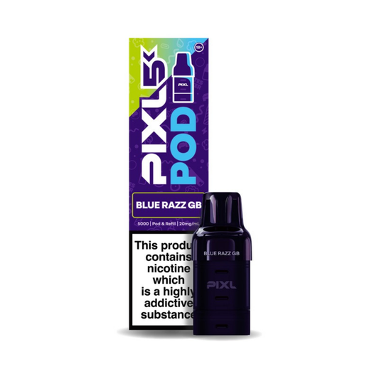 Pixl 5K Prefilled Pods Blue Razz GB