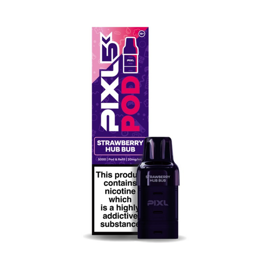 Pixl 5K Prefilled Pods Strawberry Hub Bub