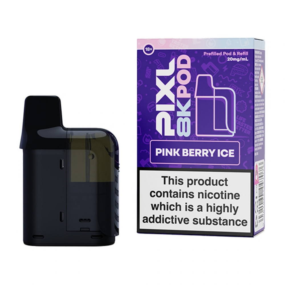 Pixl 8000 Pink Berry Ice Refill Pods
