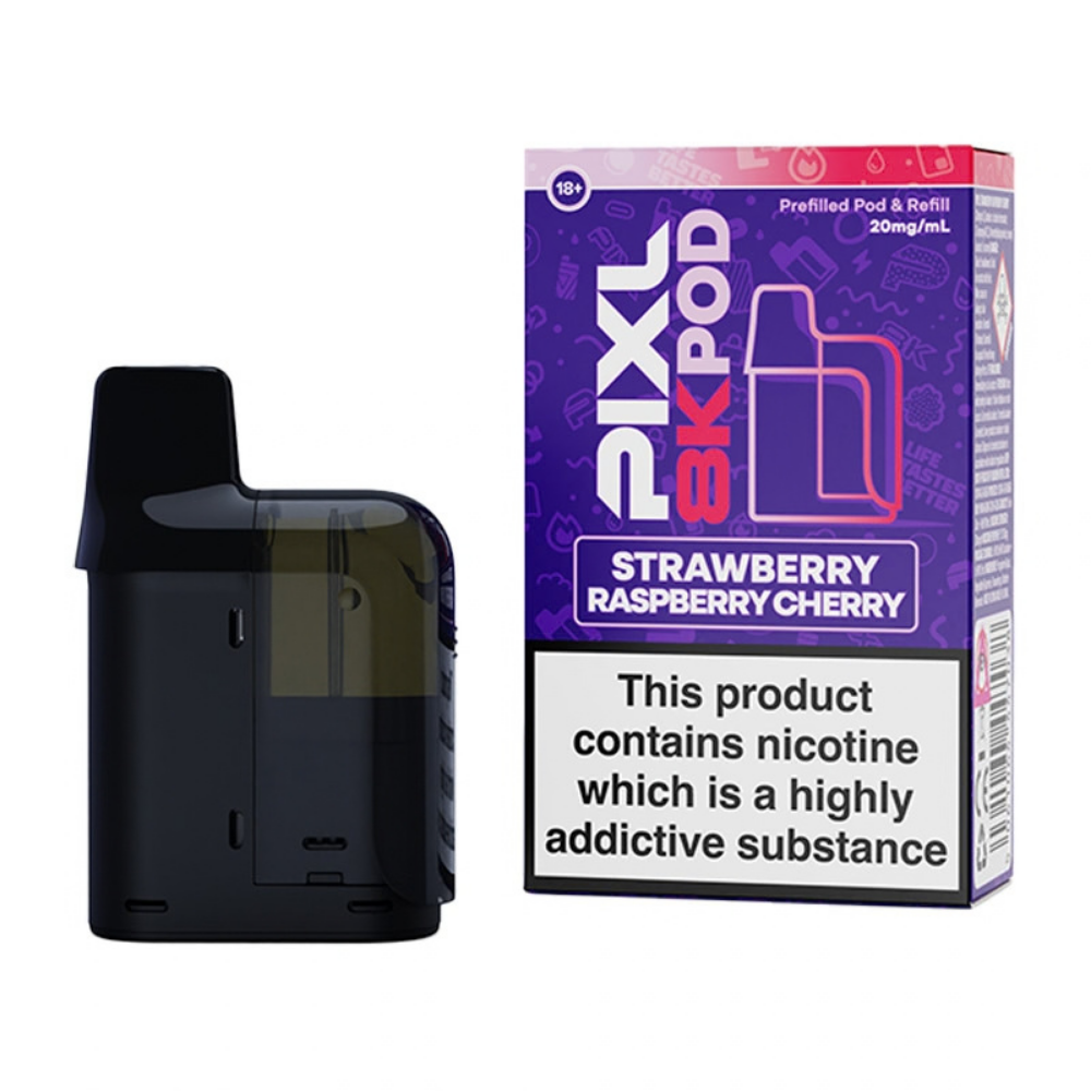 Pixl 8000 Strawberry Raspberry Cherry Refill Pods