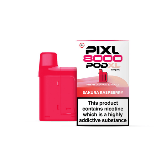Pixl 8000 Sakura Raspberry Refill Pods