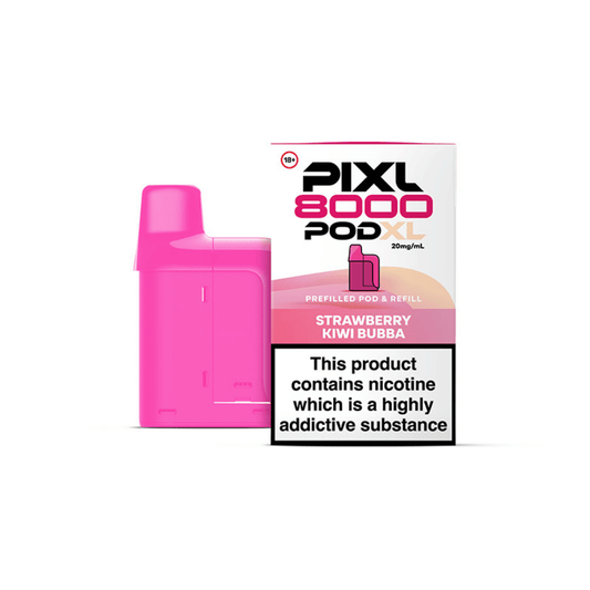 Pixl 8000 Strawberry Kiwi Bubba Refill Pods