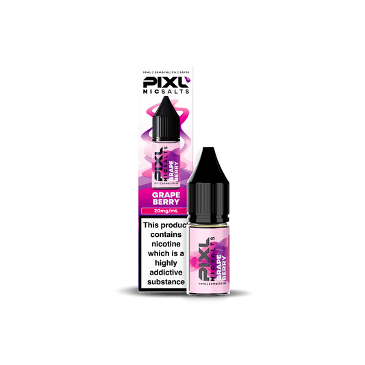PIXL Nic Salt E-Liquid Grape Berry 10ml