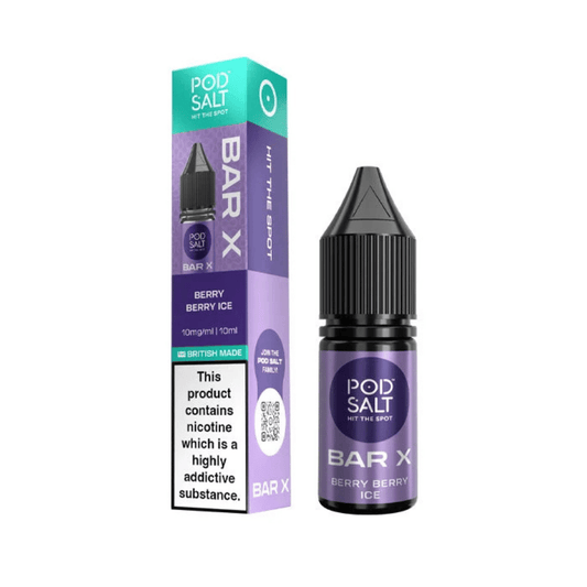 Pod Salt Bar Salt X Nic Salt E-Liquid Berry Berry Ice