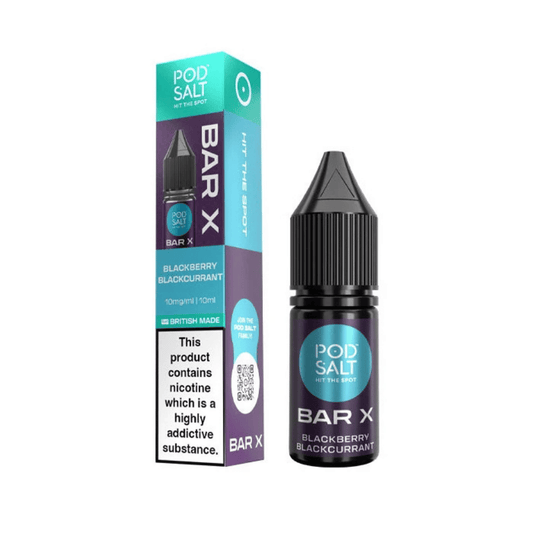 Pod Salt Bar Salt X Nic Salt E-Liquid Blackberry Blackcurrant