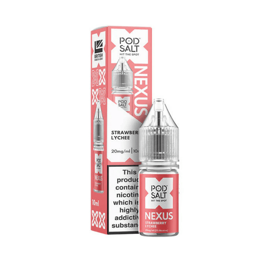 Pod Salt Nexus Strawberry Lychee Nic Salt E-Liquid
