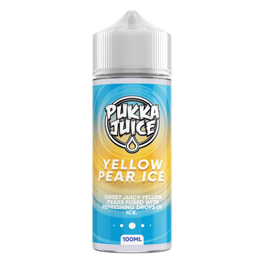 Pukka Juice 100ml E-liquid Shortfill Yellow Pear Ice