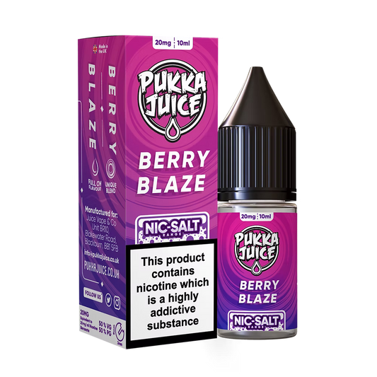 Pukka Juice Nic Salt E-Liquid Berry Blaze