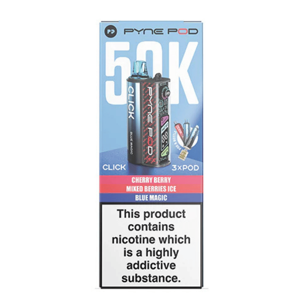 Pyne Pod Click 50k Prefilled Pod Kit Berry Edition