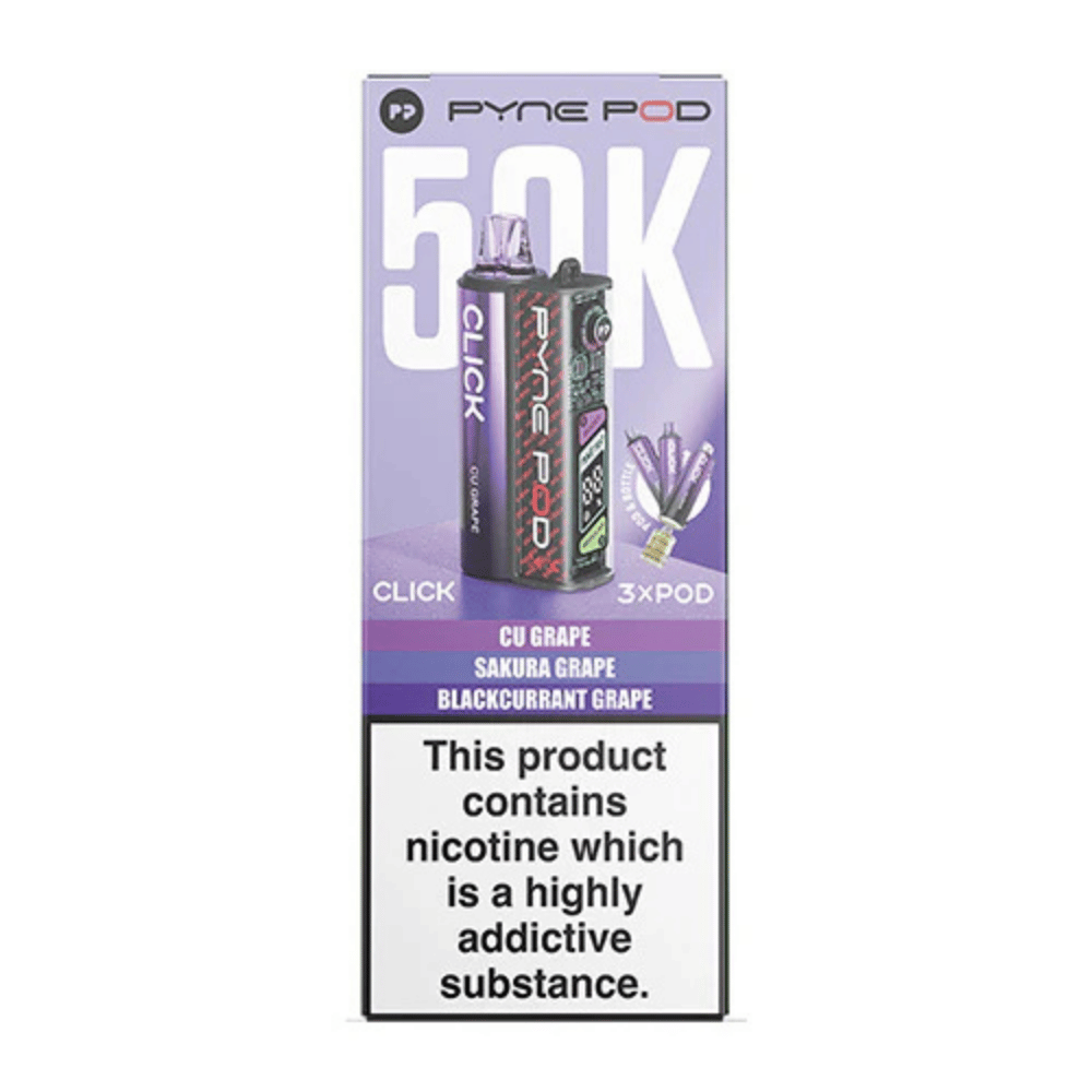 Pyne Pod Click 50k Prefilled Pod Kit Grape Edition