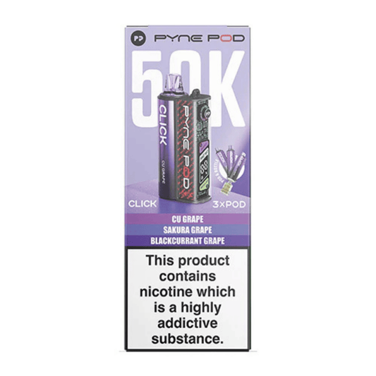 Pyne Pod Click 50k Prefilled Pod Kit Grape Edition