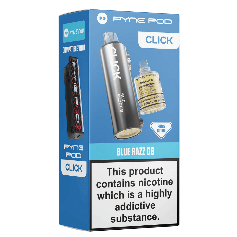 Pyne Pod Click Prefilled Pod Blue Razz GB