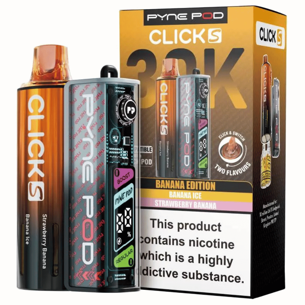 Pyne Pod Click S 30K Pod Kit Banana Edition