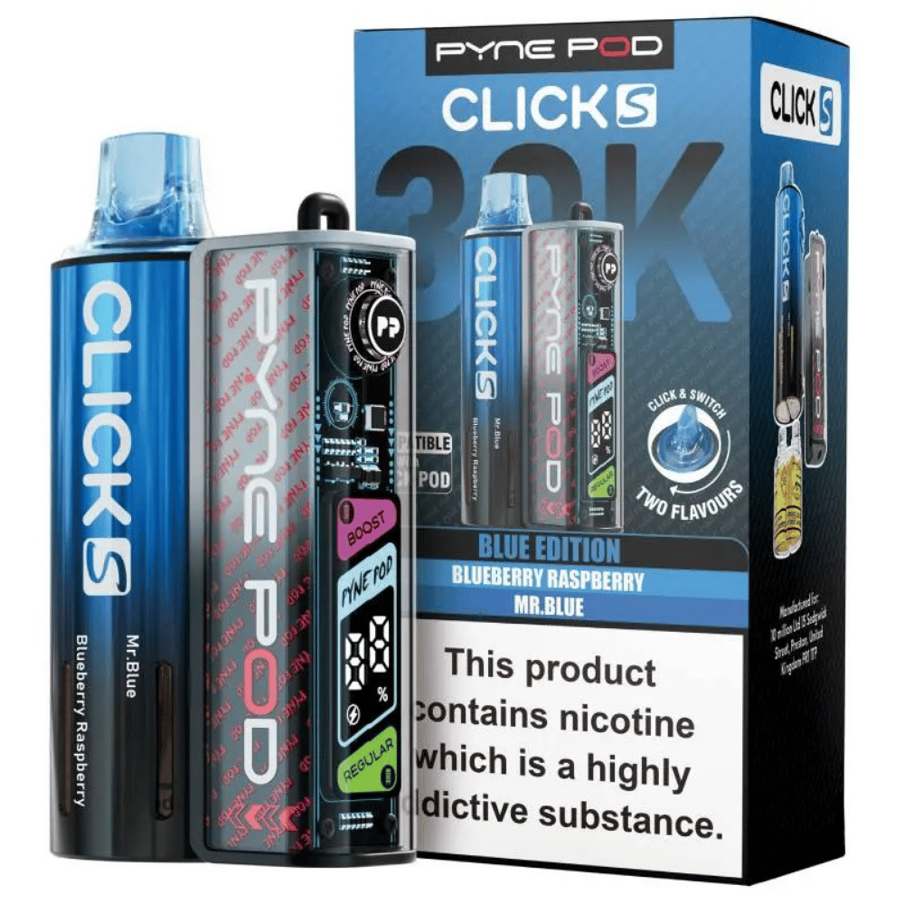 Pyne Pod Click S 30K Pod Kit Blue Edition