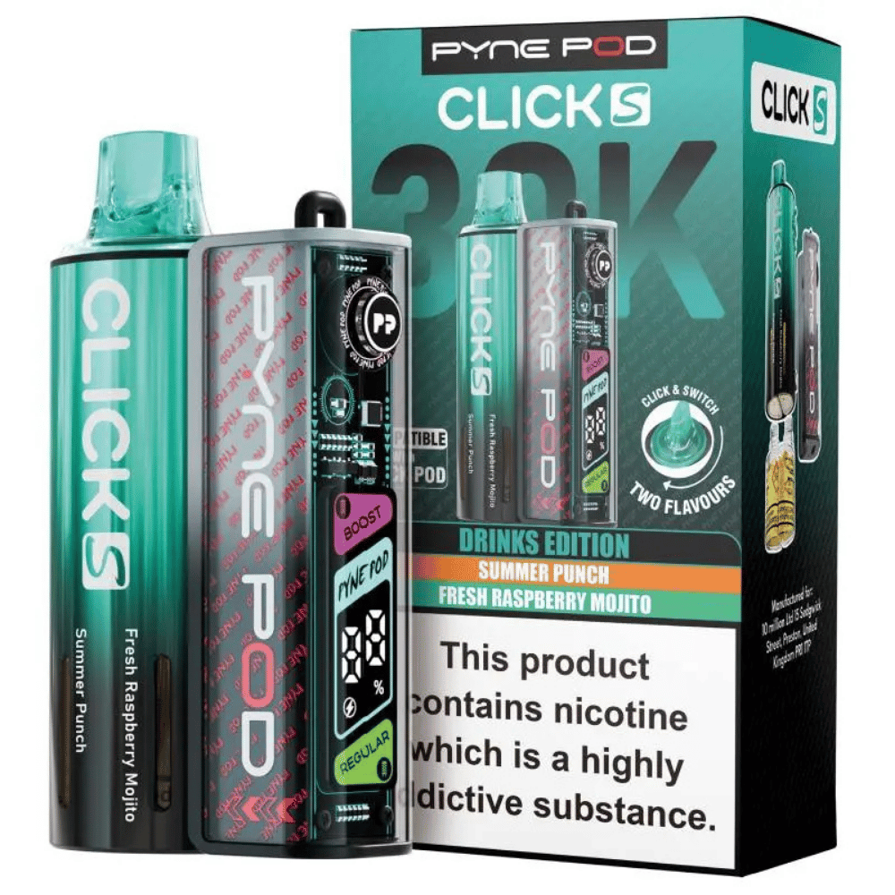 Pyne Pod Click S 30K Pod Kit Drinks Edition
