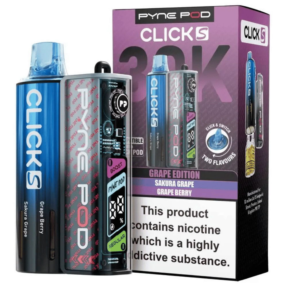 Pyne Pod Click S 30K Pod Kit Grape Edition