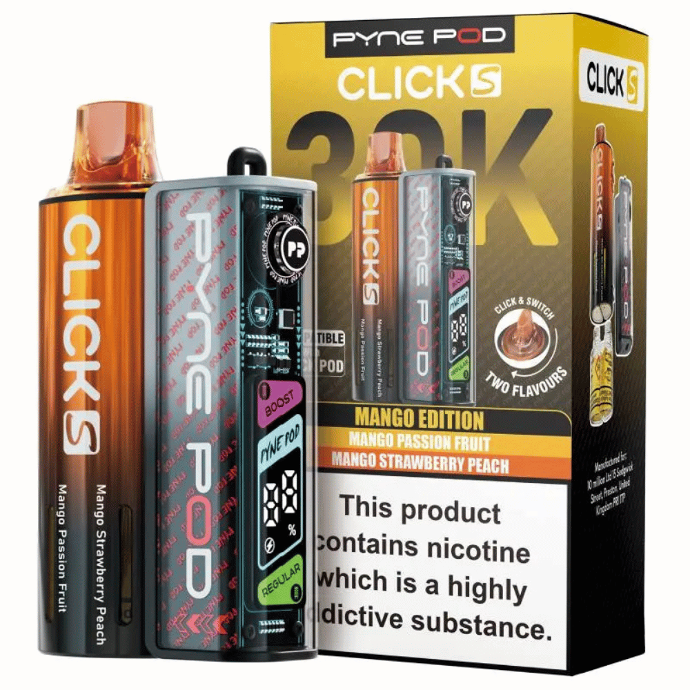 Pyne Pod Click S 30K Pod Kit Mango Edition