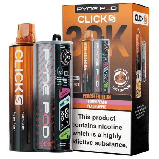 Pyne Pod Click S 30K Pod Kit Peach Edition