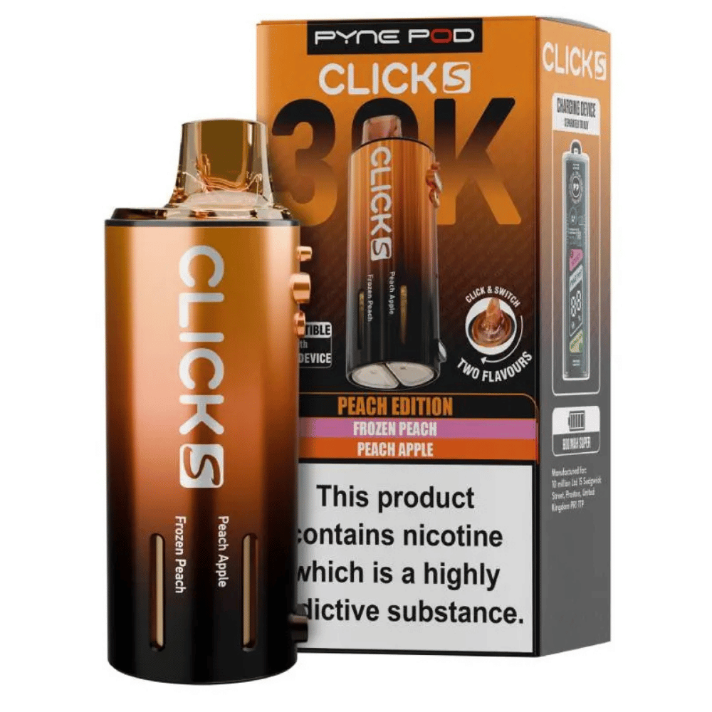 Pyne Pod Click S 30K Refill Pack Peach Edition