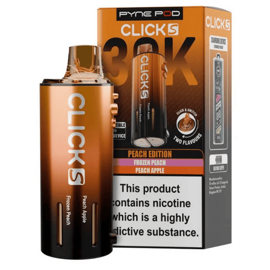 Pyne Pod Click S 30K Refill Pack Peach Edition