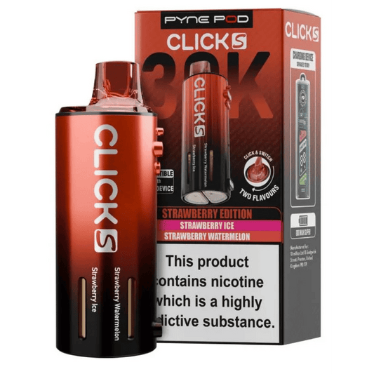 Pyne Pod Click S 30K Refill Pack Strawberry Edition