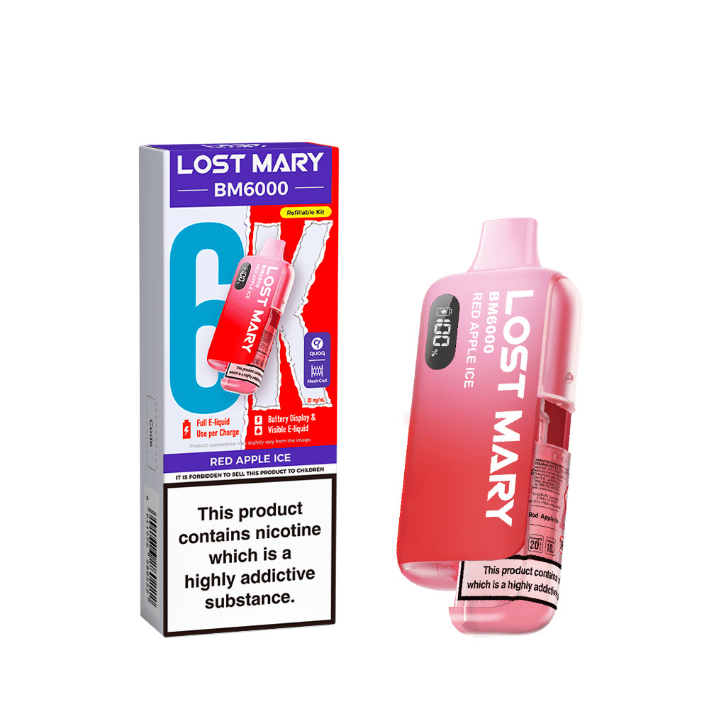Lost Mary BM6000 Prefilled Pod Kit Red Apple Ice