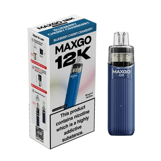 Relx Maxgo 12k Prefilled Pod Kit Blueberry Cherry Cranberry