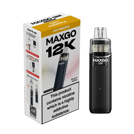 Relx Maxgo 12k Prefilled Pod Kit Fizzy Pineapple