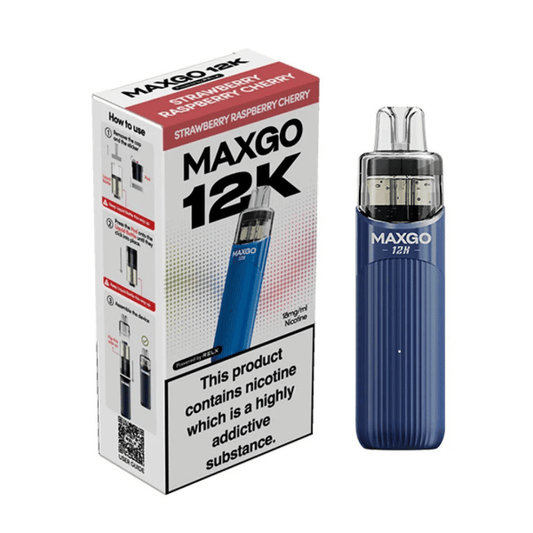 Relx Maxgo 12k Prefilled Pod Kit Strawberry Raspberry Cherry