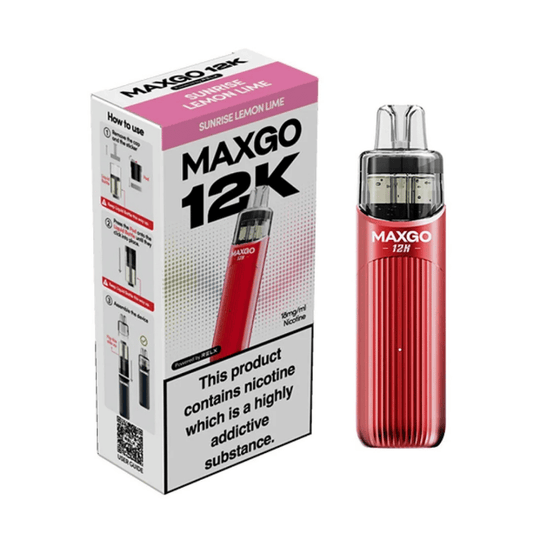 Relx Maxgo 12k Prefilled Pod Kit Sunrise Lemon Lime