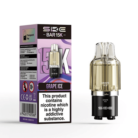 SKE Bar 15K Refill Pod Grape Ice