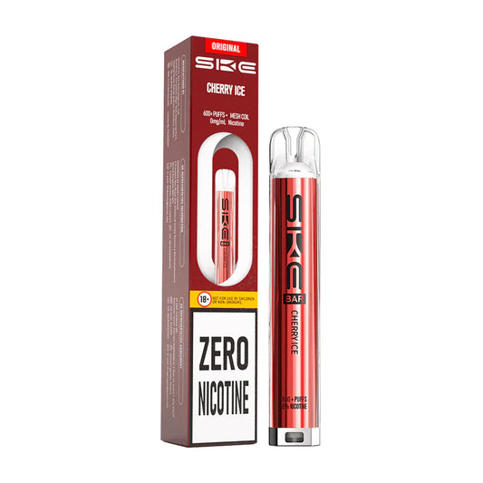 SKE Bar 600 Zero Nicotine Prefilled Pod Kit Cherry Ice