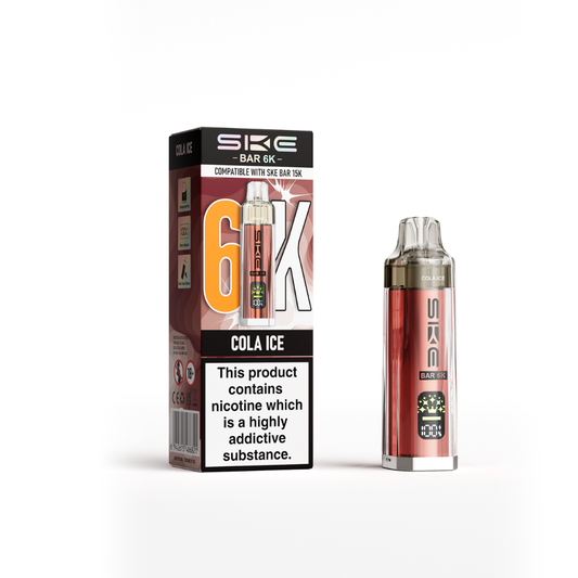 SKE Bar 6K Prefilled Pod Kit Cola Ice