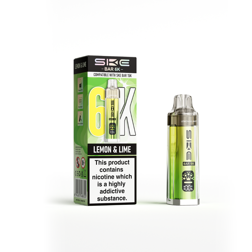 SKE Bar 6K Prefilled Pod Kit Lemon Lime