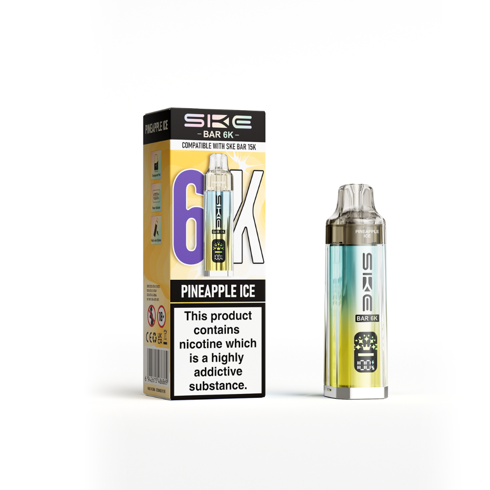 SKE Bar 6K Prefilled Pod Kit Pineapple Ice
