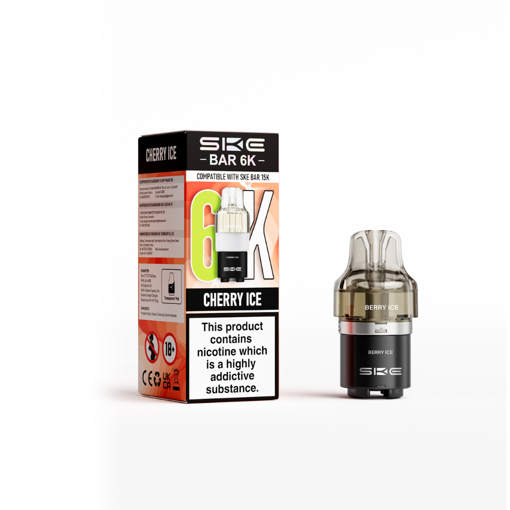 SKE Bar 6K Refill Pod Cherry Ice