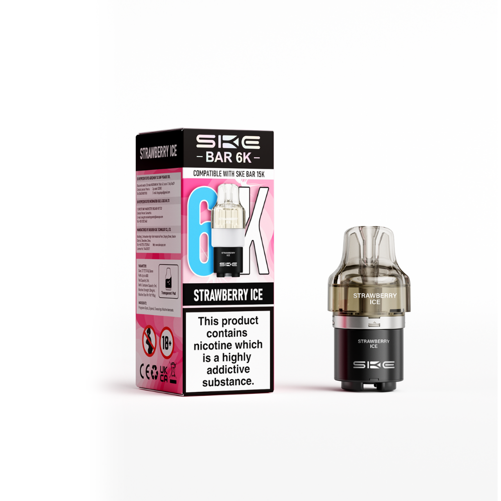 SKE Bar 6K Refill Pod Strawberry Ice