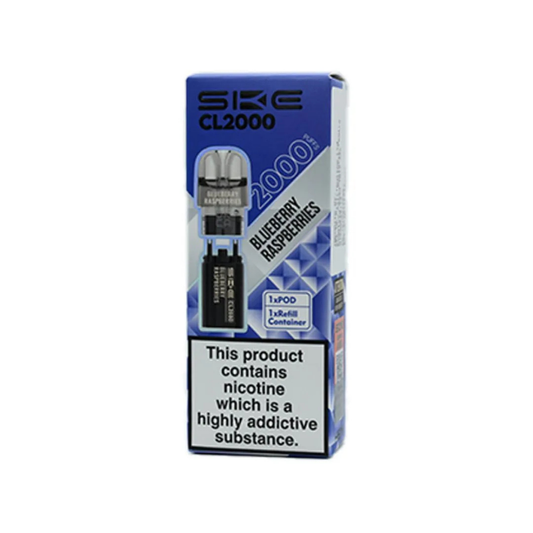 SKE CL2000 Prefilled Pods Blueberry Raspberries