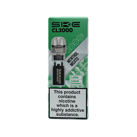 SKE CL2000 Prefilled Pods Menthol Mojito