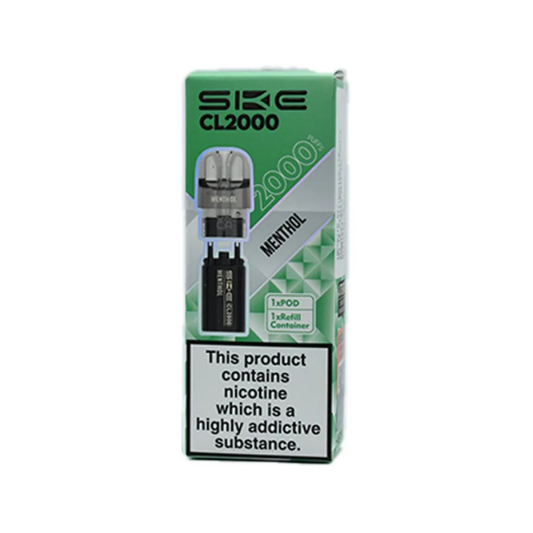 SKE CL2000 Prefilled Pods Menthol