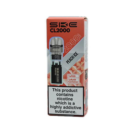 SKE CL2000 Prefilled Pods Peach Ice