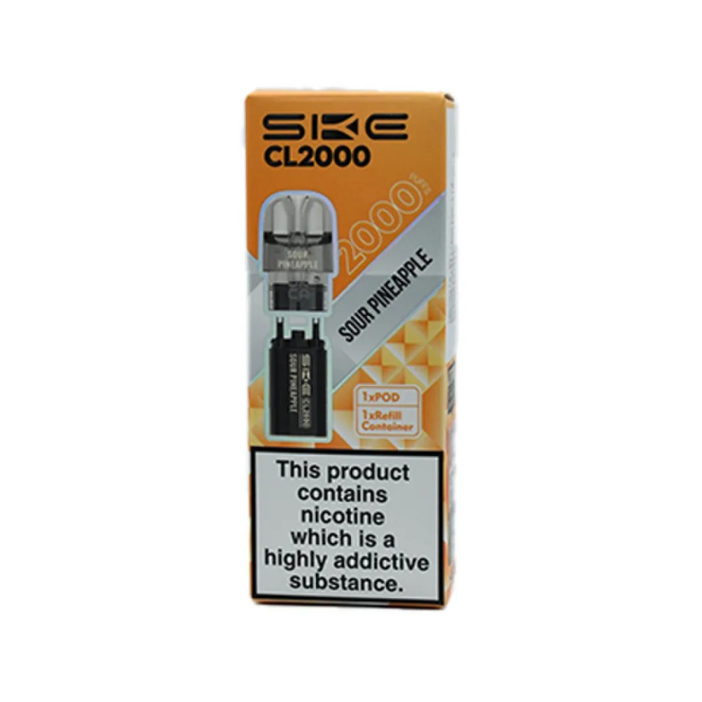 SKE CL2000 Prefilled Pods Sour Pineapple