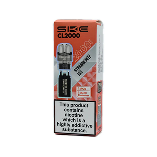 SKE CL2000 Prefilled Pods Strawberry Ice