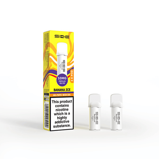 SKE Crystal Pro 600 Prefilled Pods Banana Ice 10mg