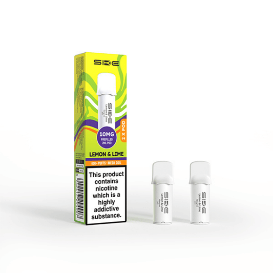 SKE Crystal Pro 600 Prefilled Pods Lemon & Lime 10mg