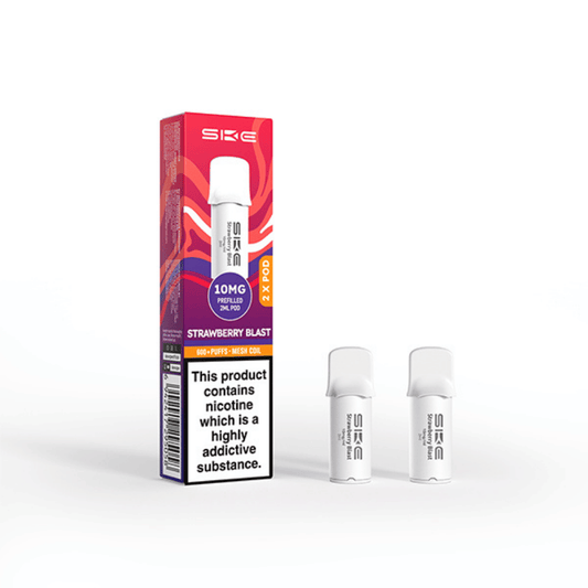 SKE Crystal Pro 600 Prefilled Pods Strawberry Blast 10mg